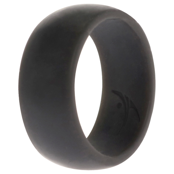 Silicone Wedding Ring - Grey by ROQ for Men - 8 mm Ring - Picture 2 of 2